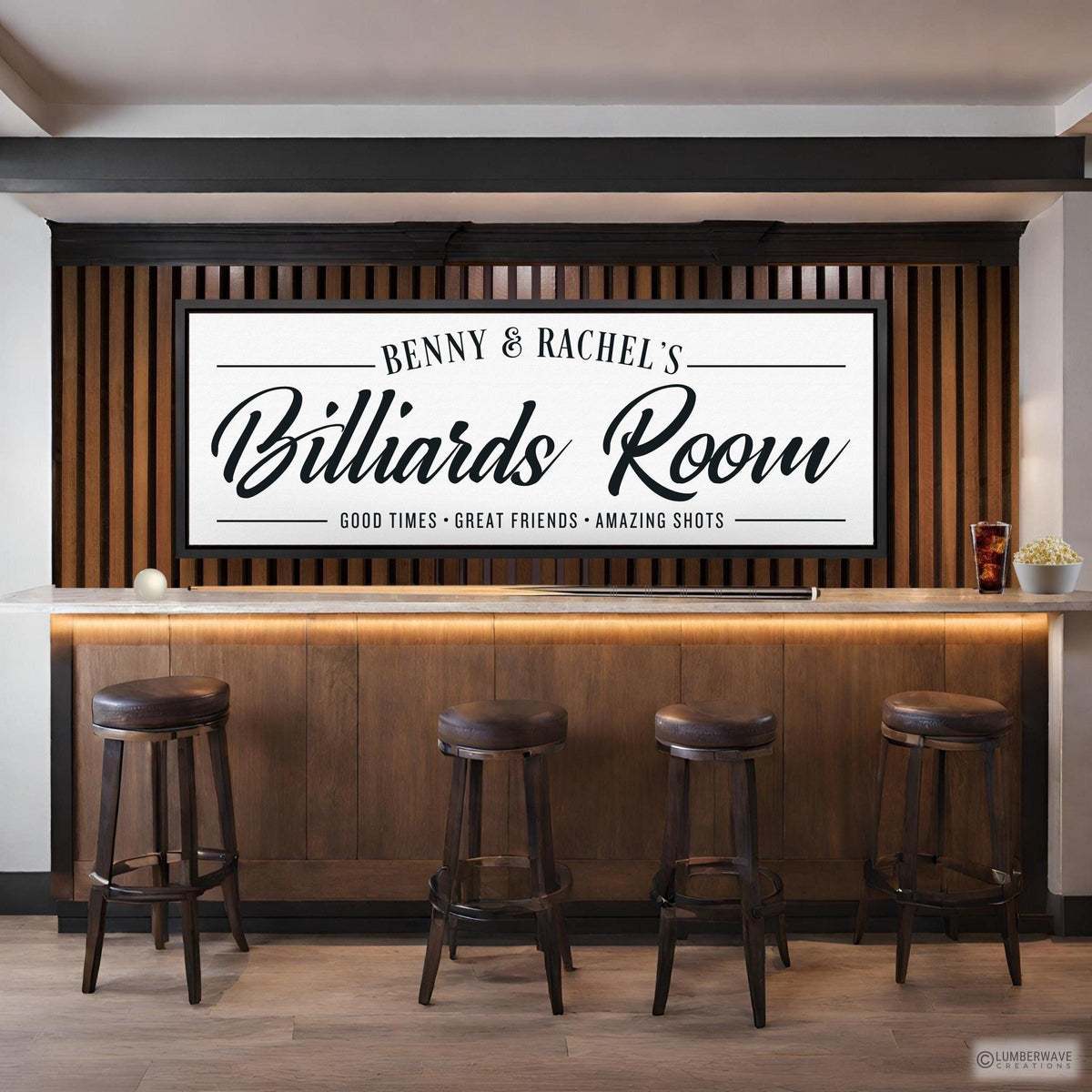 Billiards Room Sign