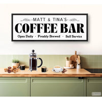 Coffee Bar Sign