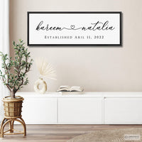 Personalized Wedding Sign