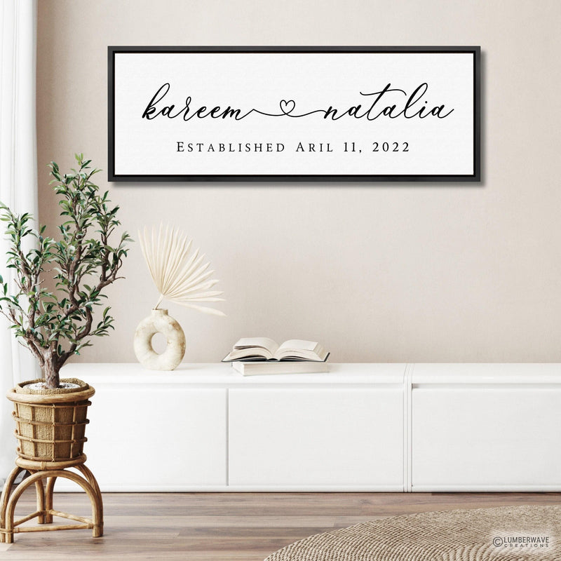 Personalized Wedding Sign