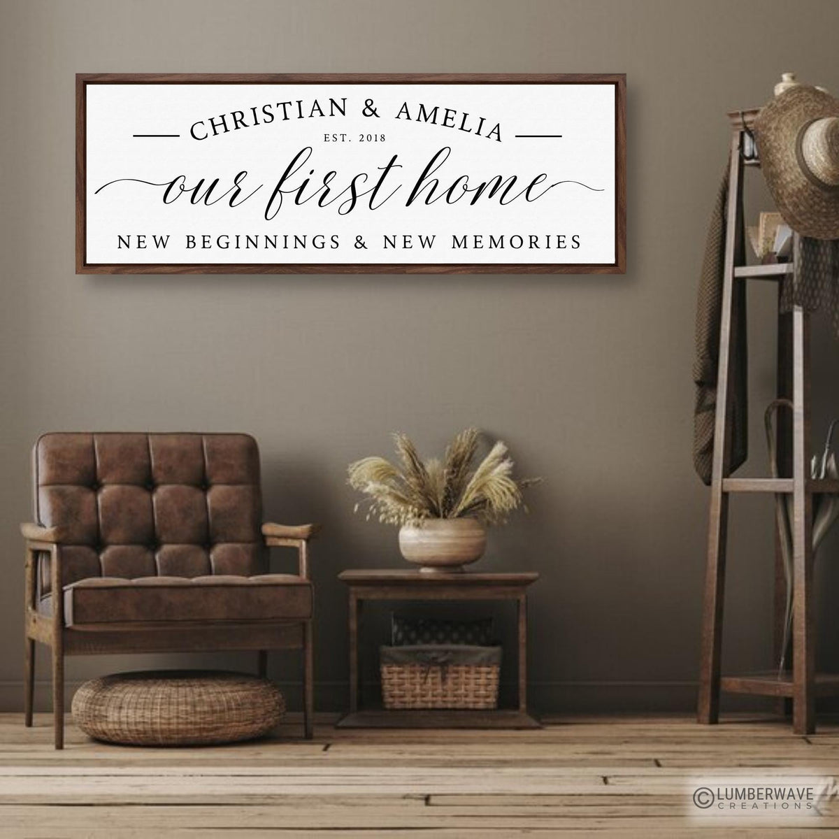Our First Home Sign