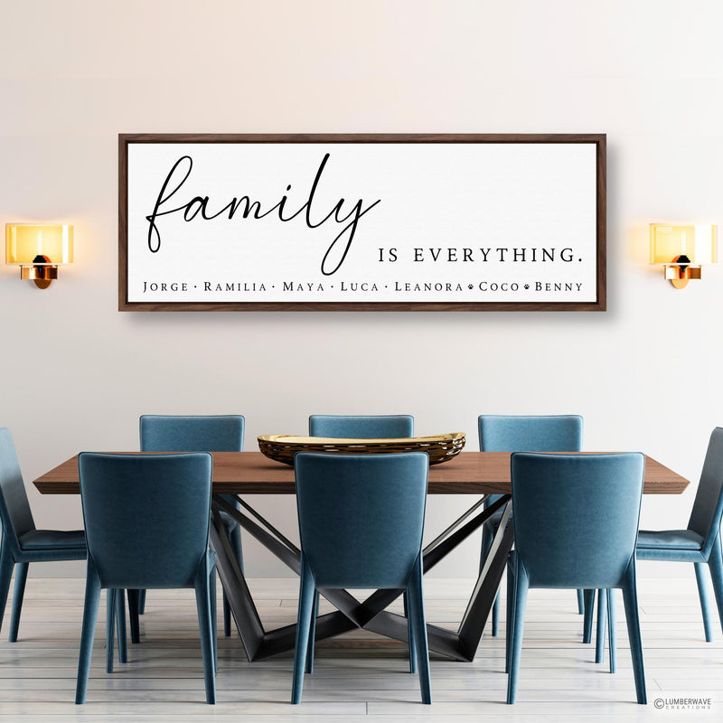 Family Is Everything Sign