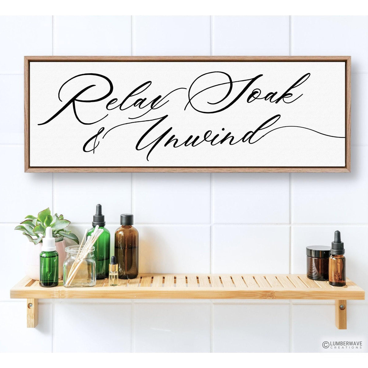 Relax Bath Tub Sign