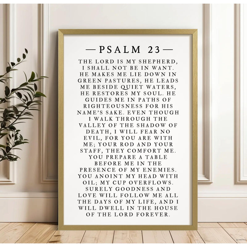 Psalm 23 Sign
