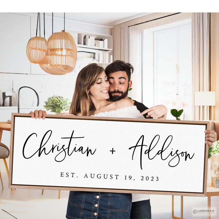 Personalized Wedding Sign