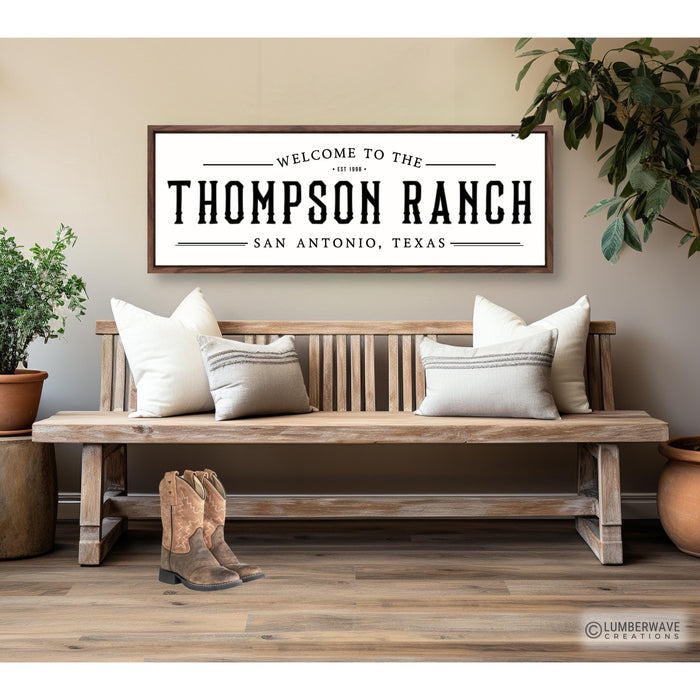 Personalized Ranch Sign