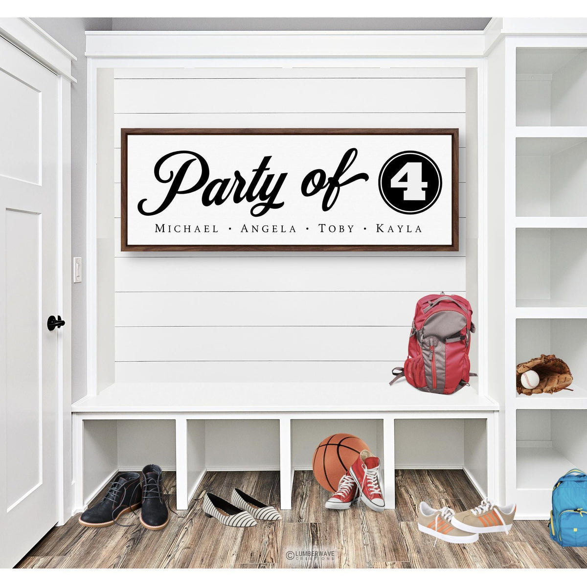 Party Of Family Sign