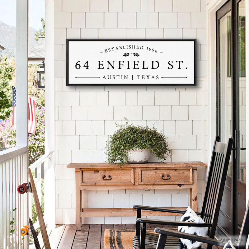 Address Sign