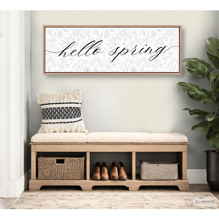 Hello Spring Sign