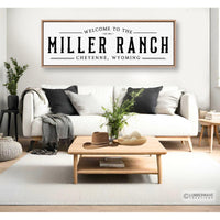 Personalized Ranch Sign