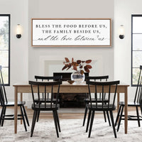 Bless The Food Before Us Sign