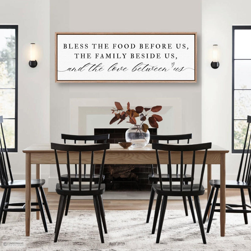 Bless The Food Before Us Sign