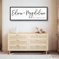 Personalized Wedding Sign