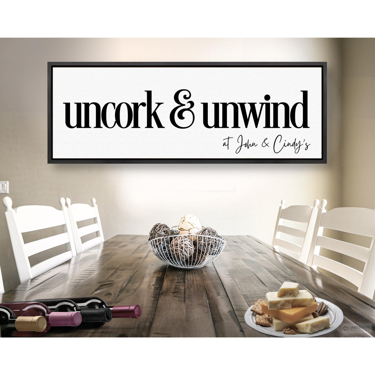 Uncork And Unwind Sign