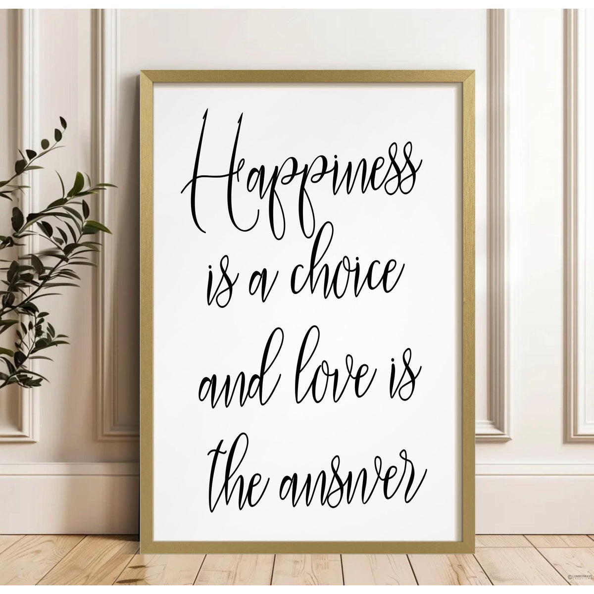 Happiness And Love Print