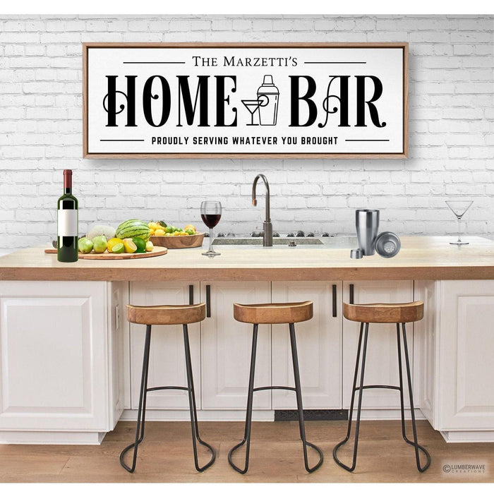 Home Bar Sign