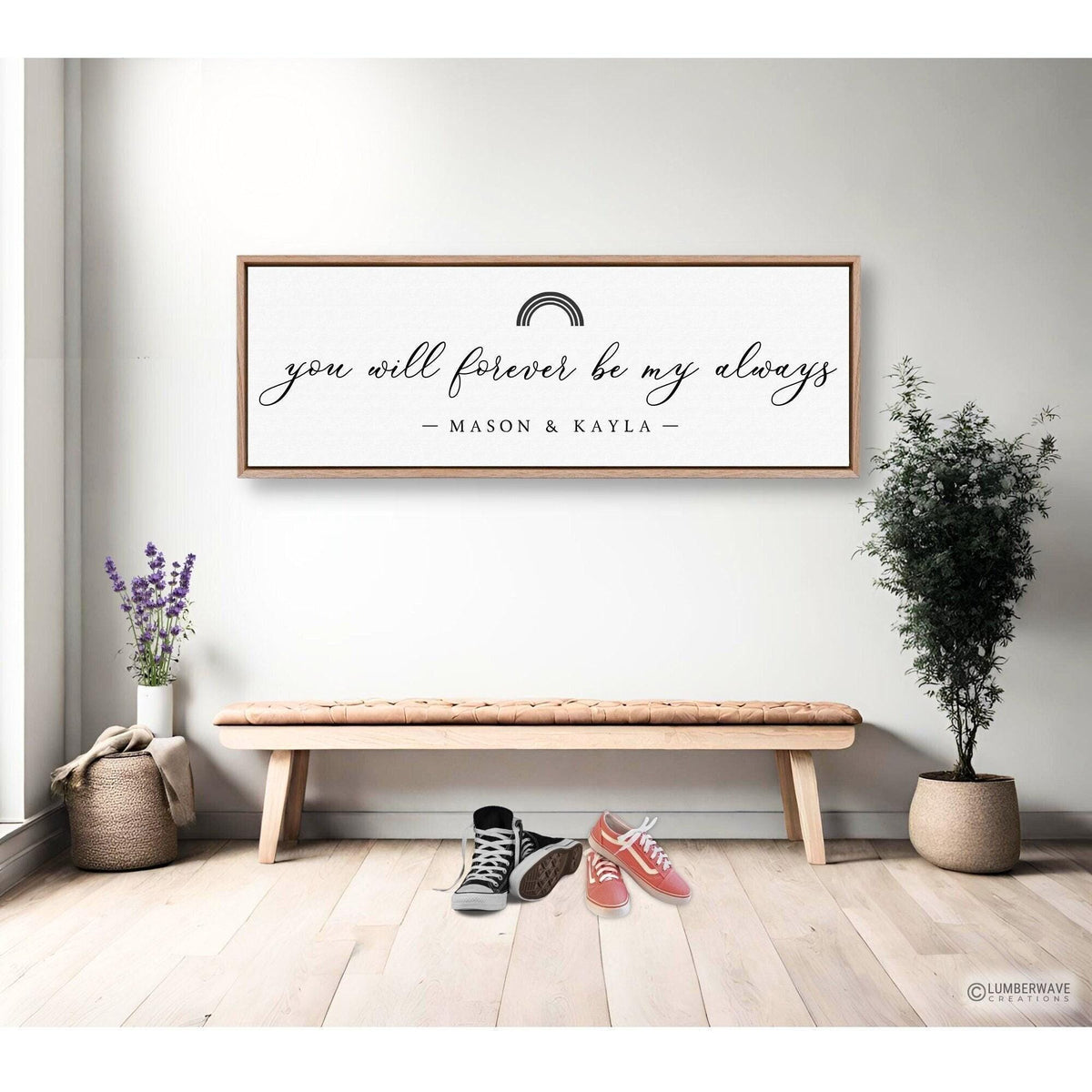 You Will Forever Be My Always Sign
