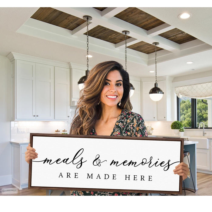 Meals & Memories Sign