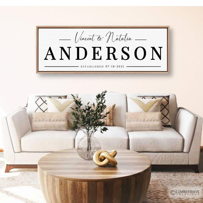 Wedding Name Sign