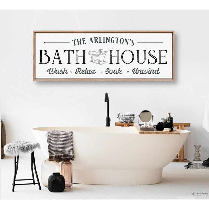 Farmhouse Bathroom Sign