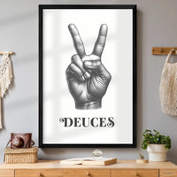 Deuces Peace Sign