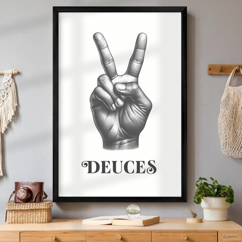 Deuces Peace Sign