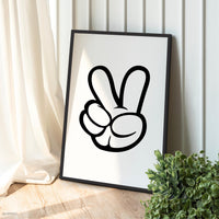 Peace Sign Print