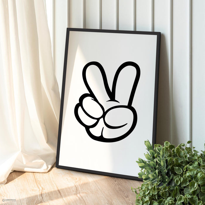 Peace Sign Print