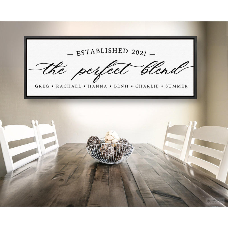The Perfect Blend Sign