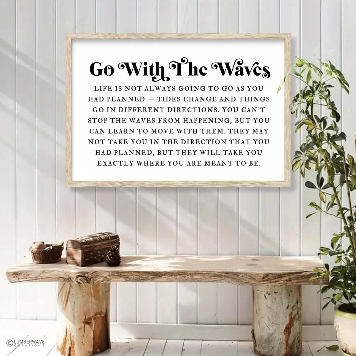 Go With The Waves Print