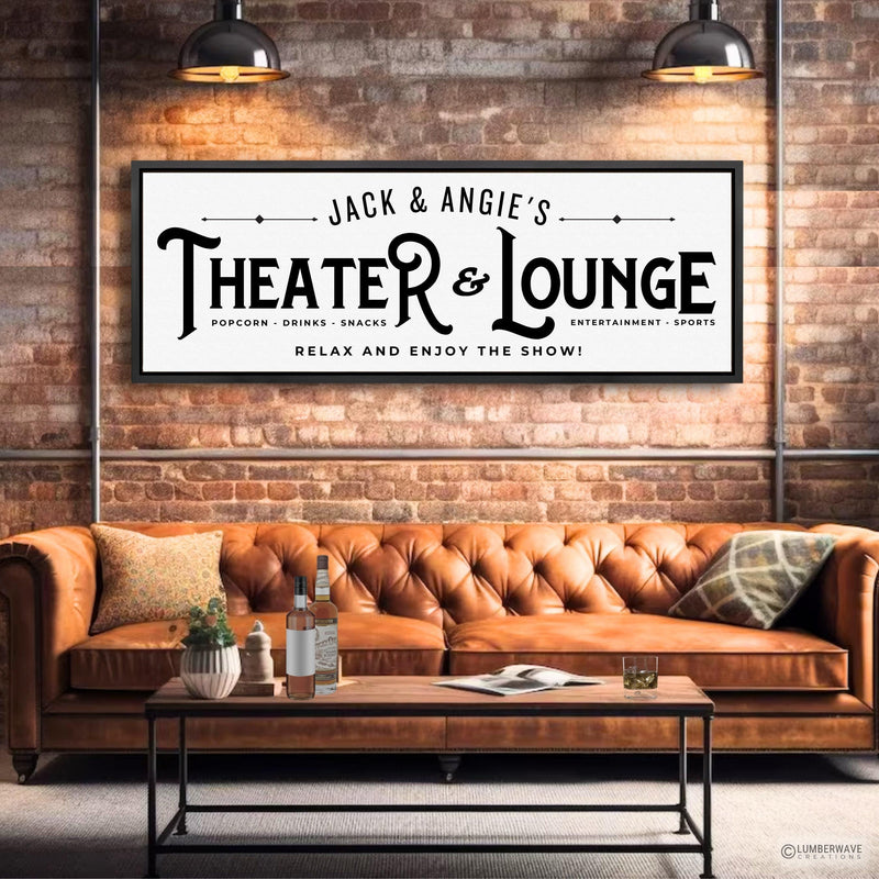 Theater Room Sign