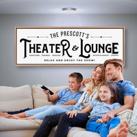 Theater Room Sign