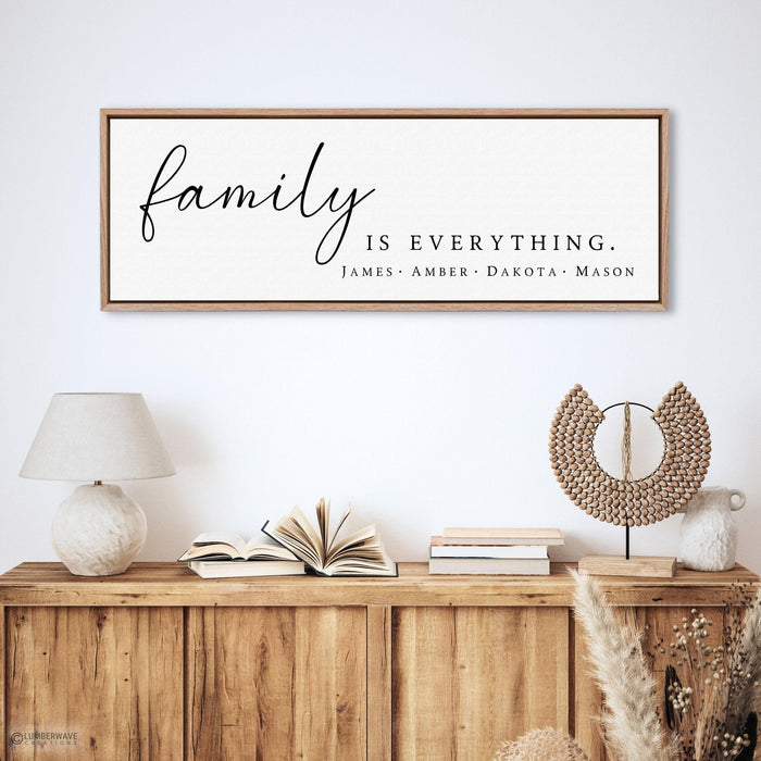 Family Is Everything Sign