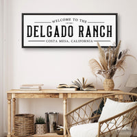 Personalized Ranch Sign