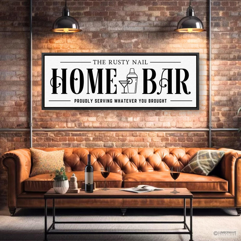 Home Bar Sign