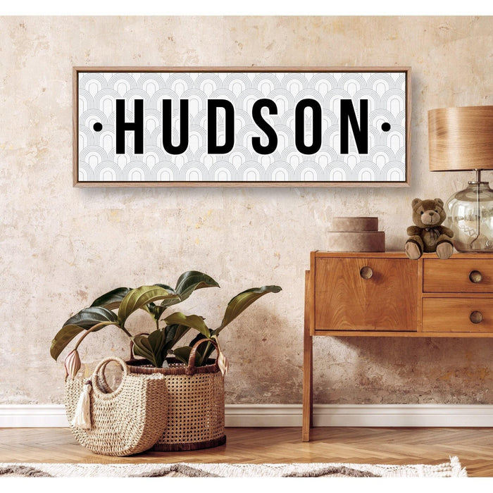 Boho Nursery Name Sign