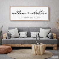 Personalized Wedding Sign