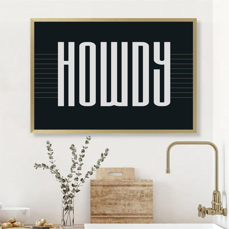 Howdy Sign