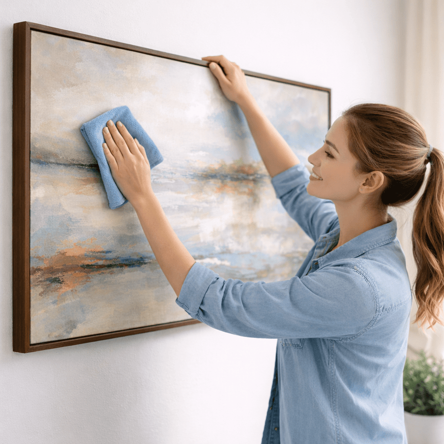 How to Clean Wall Art the Right Way | Canvas & Framed Signs Care Guide - Lumberwave Creations