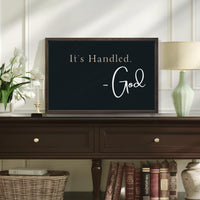 It's Handled - God Sign