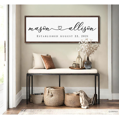 Personalized Wedding Sign