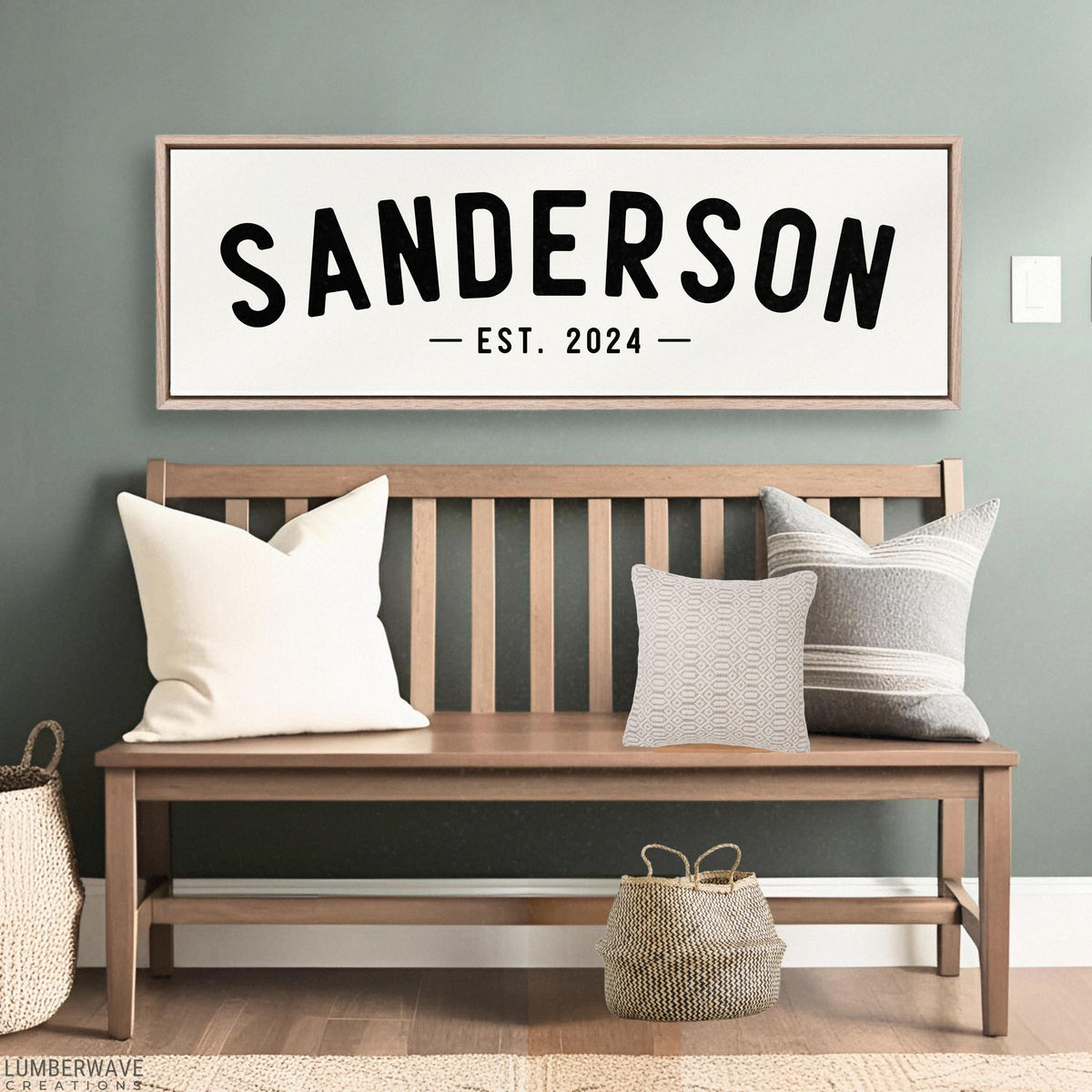 Personalized Family Name Sign