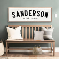Personalized Family Name Sign