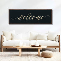 Entryway Welcome Sign