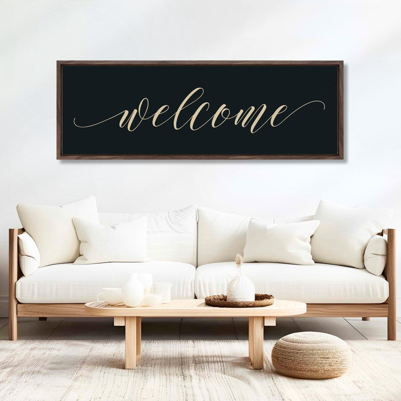Entryway Welcome Sign