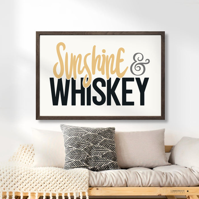 Sunshine And Whiskey Sign