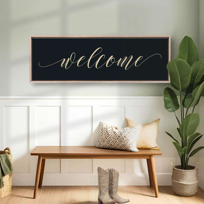 Entryway Welcome Sign