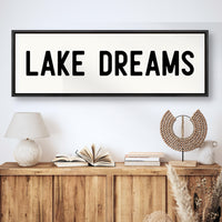 Lake Dreams Sign