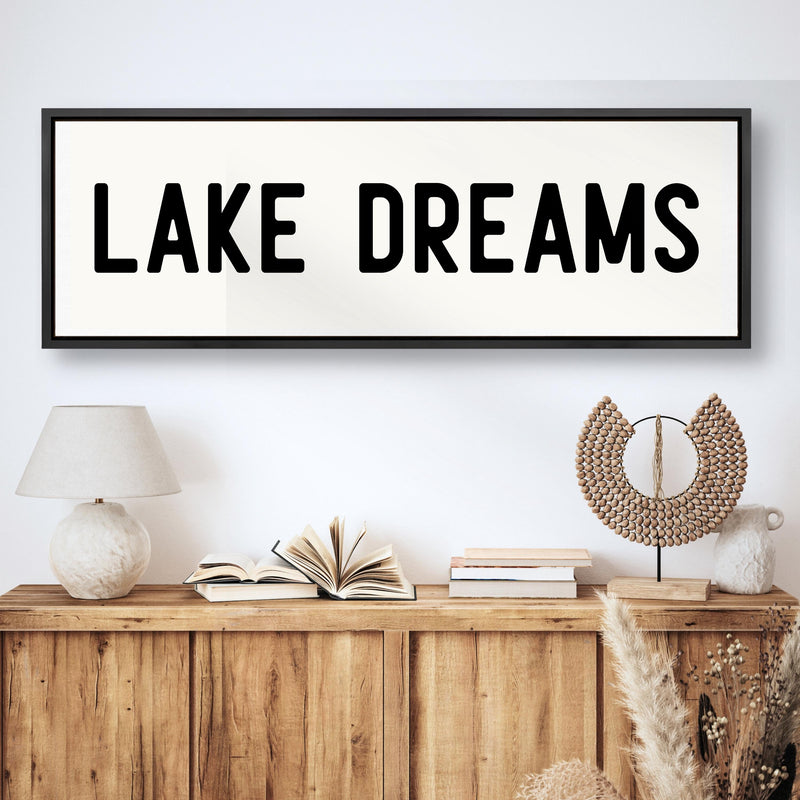 Lake Dreams Sign
