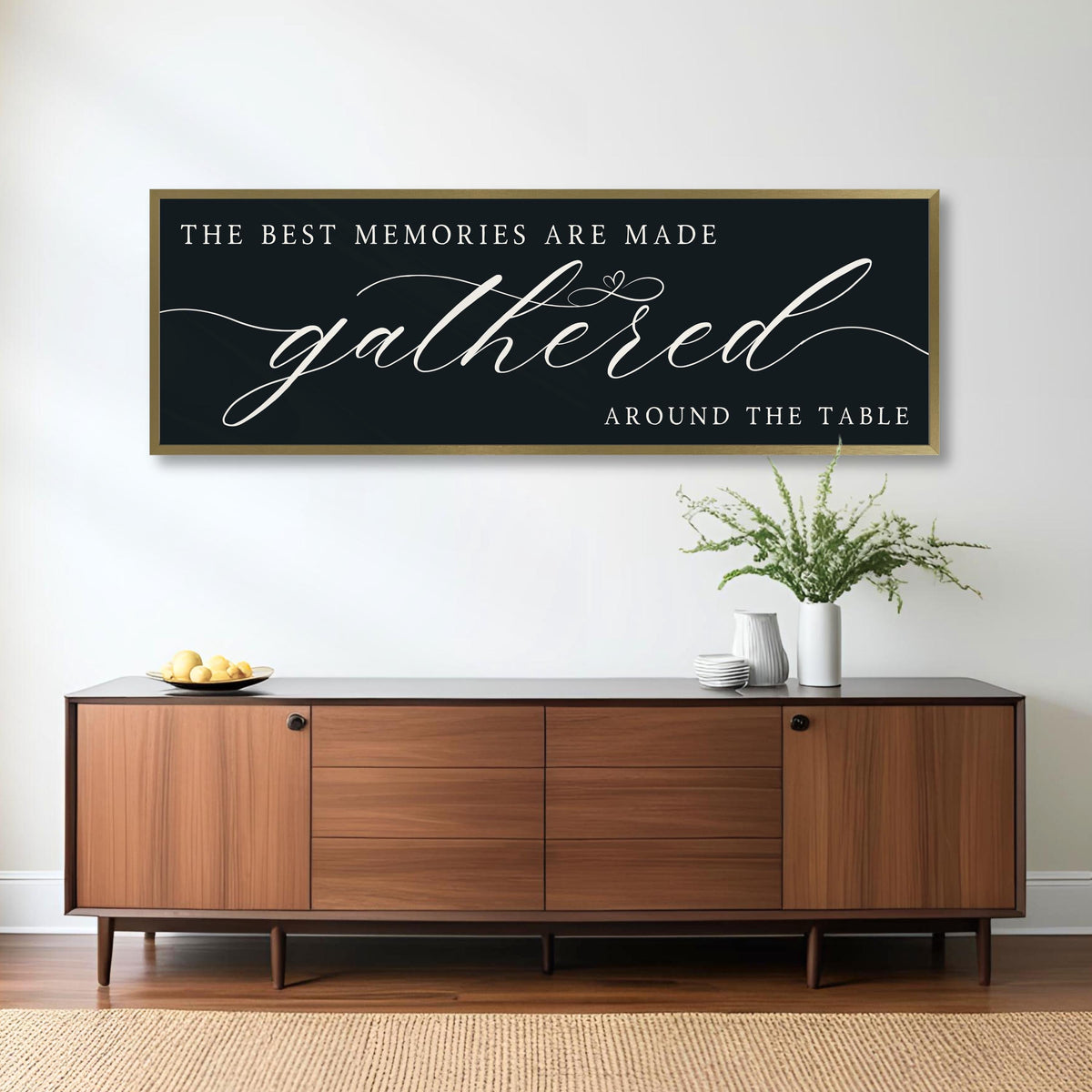 The Best Memories Are Made Gathered Around The Table Sign